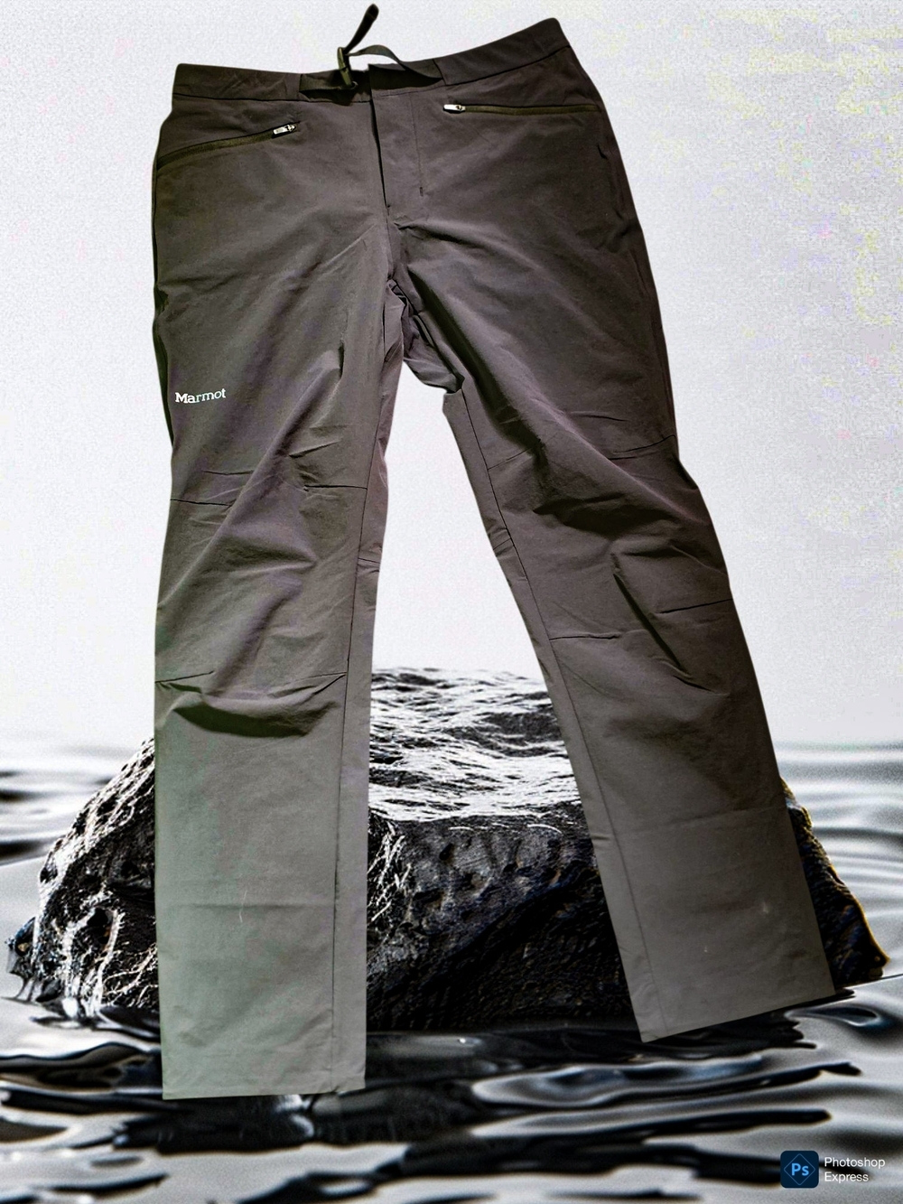 Marmot Men's Black Outdoor Softshell Pants